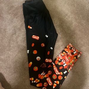 Gold sheep Halloween Leggings
